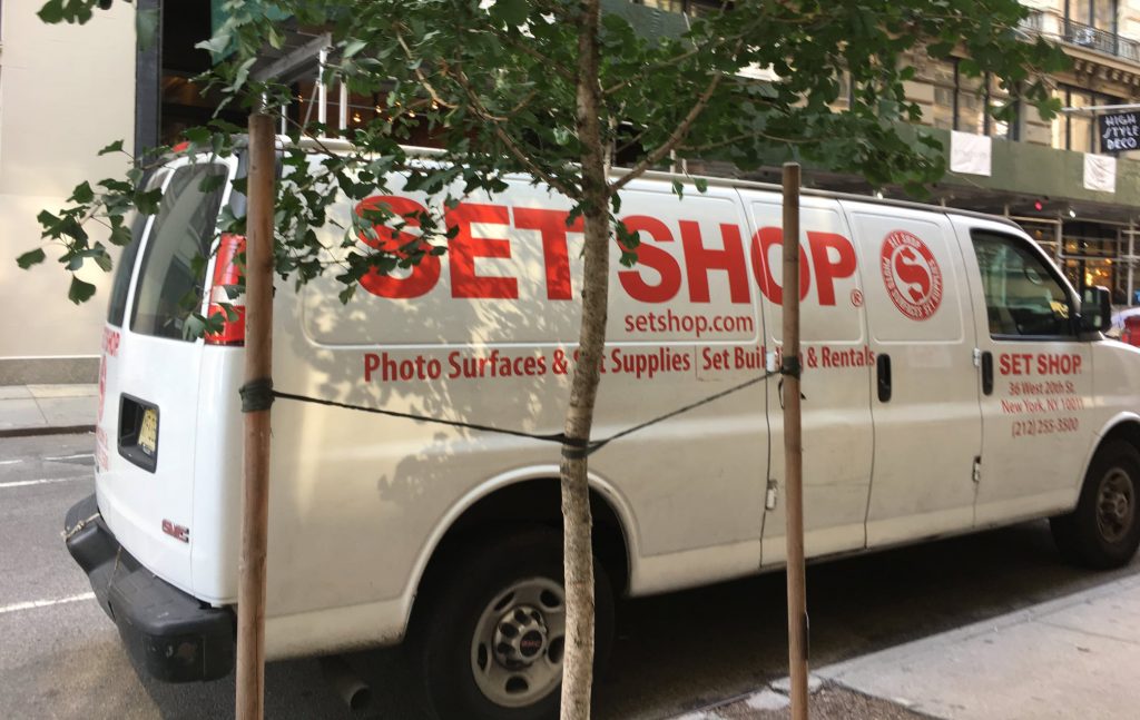 Set Shop NYC Delivery Van